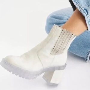 Free People James Boot in clear ice